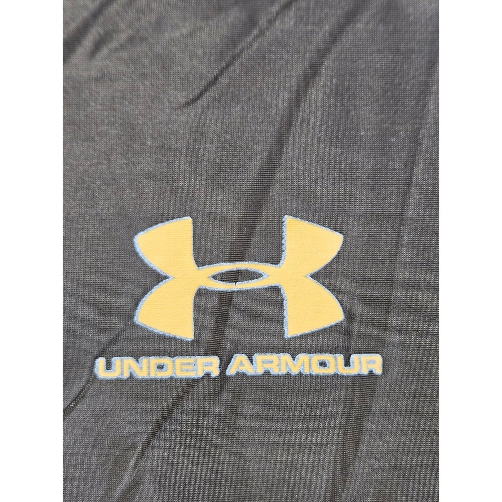 Under Armour Mens XL HeatGear Compression Shirt Brown Short Sleeve VUND126 USA